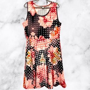 Floral LulaRoe Scuba Nicki Dress